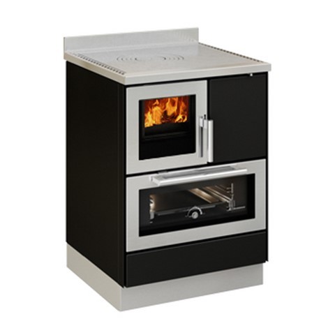 Cuisinière à bois DeManincor F60 noire